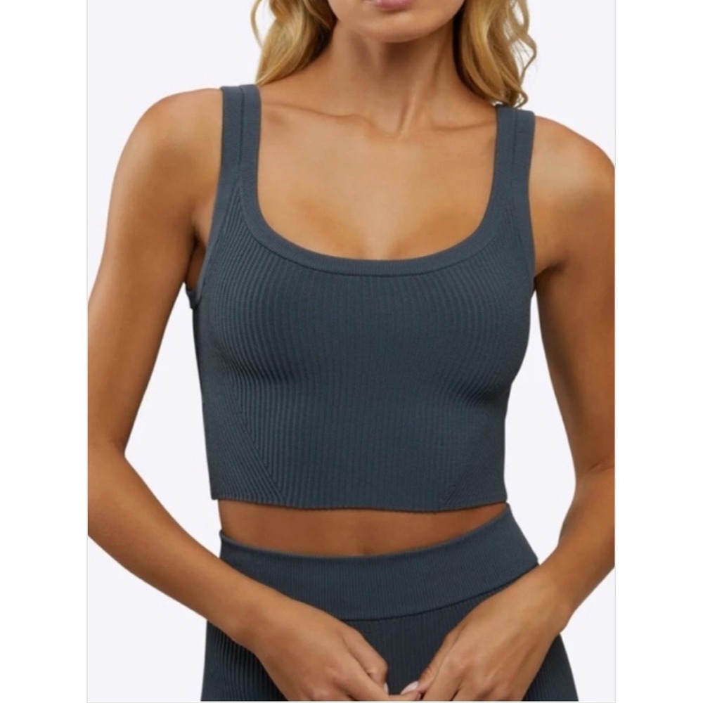 CUTS CoreFlex Ribbed Tank Top Women's XS Clean Girl